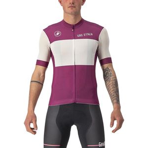 Castelli Giro d Italia Fietsshirt korte mouwen Heren Paars - Giro FUORI JERSEY CICLAMINO - 3XL