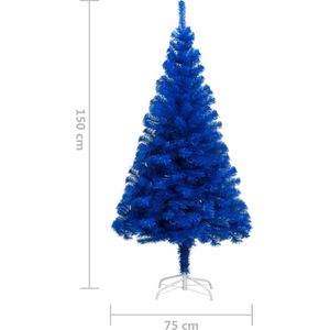 vidaXL-Kunstkerstboom-met-verlichting-en-kerstballen-150-cm-PVC-blauw
