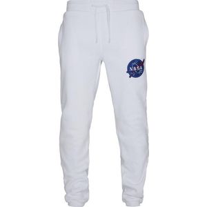 Heren Southpole NASA Insignia Logo Sweatpants wit