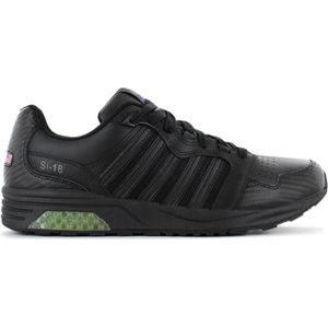 K-SWISS SI-18 RANNEL - Heren Sneakers Schoenen Leer Zwart 07920-087-M - Maat EU 46 UK 11