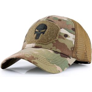 WiseGoods Luxe Tactical Baseball Cap - Camouflage Caps - Airsoft Petten - Outdoor / Vissen - Leger Pet - Army - Soldaat - Kostuum