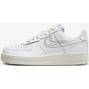 Nike Air Force 1 '07 Low ""Multi-Swoosh"" - Sneakers - Unisex - Maat 41 - Wit/Zwart