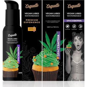 COQUETTE COSMETICS | Coquette Premium Experience 100ml Vegan Lubes Space Sativa | Glijmiddel | Vrouw Clitoris Stimulator | Durex Glijmiddel | Glijmiddel Waterbasis