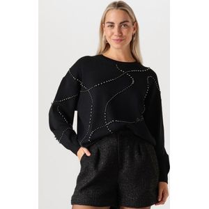 Liu Jo Ecs Maglia Chiusa M/l 3 Truien & vesten Dames - Sweater - Hoodie - Vest- Grijs - Maat 34