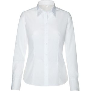 Seidensticker Women´s Blouse Regular Fit Long Sleeve SN080604 - White - 34