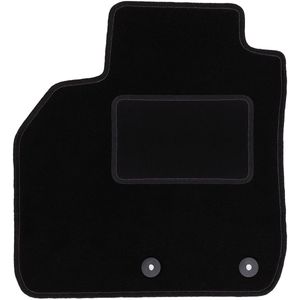 Bestuurdersmat zwart voor: Renault Scenic II minivan (2003-2009)