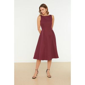 Trendyol TWOSS20EL0980 Volwassenen Vrouwen single - pruim - 38
