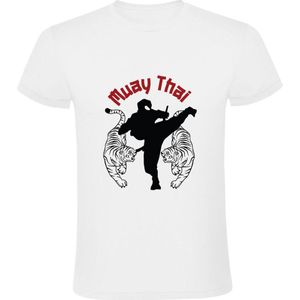 Muay Thai Heren T-shirt - vechtsport - vechtkunst - kickboksen - zelfverdediging - thailand - training - boksen