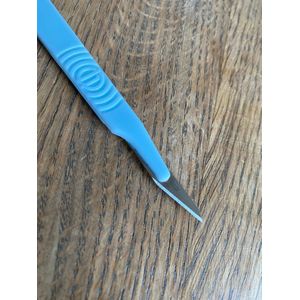 Hobby mesje - scalpel - mesje - voor stof of papier - 1 stuk - met beveiliging
