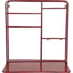 Wandrek  59*33*63 cm - Rood IJzer