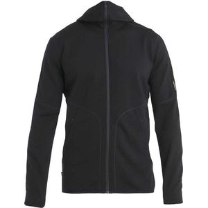 Icebreaker 560 Realfleece Elemental Ii Merino Halve Rits Sweatshirt Zwart S Man