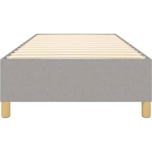 vidaXL-Boxspringframe-stof-lichtgrijs-90x200-cm