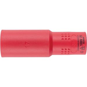 Wurth - VDE-dopsleutel, 3/8 inch zeskant, lang - VDE 3/8 inch dopsleutel, metrisch, zeskant, lang x 1 st Soort aandrijving Binnenvierkant Sleutelwijdte 17 mm
