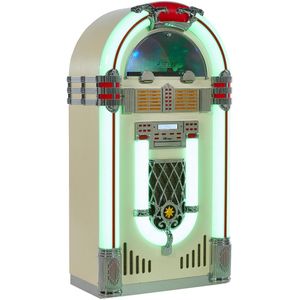 Pureline 128V Retro Bluetooth CD & Vinyl XL Jukebox