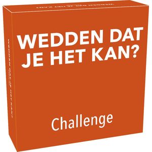 Wedden dat je het kan? Challenge! - Spannend slappe lach-spel voor 2 spelers - Leeftijd 10+