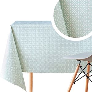 Tafelkleed Afveegbaar, Waterafstotend en Antislip - Tafelzeil Rechthoekig 200 x 140 cm - Tafellaken Binnen en Buiten