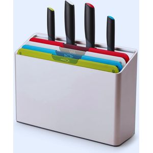 Folio Icon 8-Delige Messenset Met Snijplanken En Opberghoes - Groot - Veelkleurig - Compleet Keukenpakket