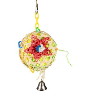 Duvoplus - Speelgoed Voor Dieren - Vogel - Forage Bamboe Pinata 10x15x24cm Meerkleurig - 1st