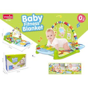 Babygym - Speelmat speeltjes en Piano - 0 jaar - fitness mat - Viva Kids