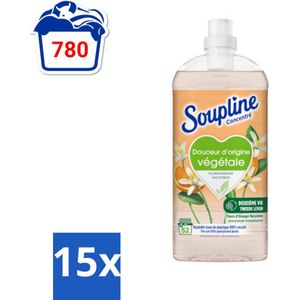 Soupline - Wasverzachter - Oranjebloesem - 52 Wasbeurten - 1.3L - Bulkverpakking - 15 stuks