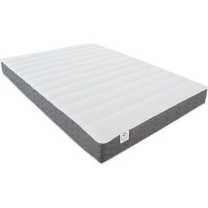 Vente-unique Matras 120 x 200 cm met HD-schuim met vormgeheugen en ademende 3D-stof, dikte 18 cm HEAVEN van DREAMEA L 200 cm x H 18 cm x D 120 cm