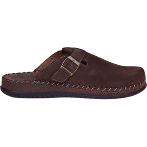 Rohde Bruin Nubuck Pantoffel