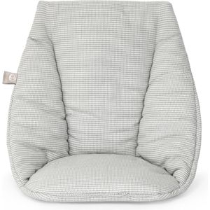 Tripp Trapp Baby kussen Nordic Grey - Zachtheid en ondersteuning - Machinewasbaar - Biologisch katoen - Past op alle stoelen