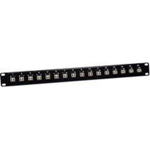 Tripp Lite 16-Port 1U Rackmount Fiber Optic Patch Panel, LC/LC