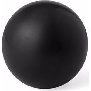Zwarte anti stressballen van 6 cm - Mindfullness - Relax - Ontspannen artikelen