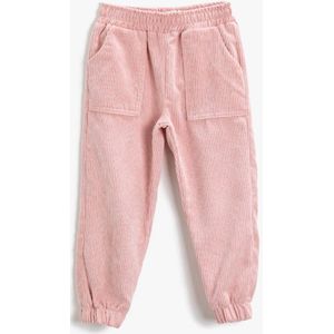 Koton Normale taille Jogger Corduroy joggingbroek met zakken