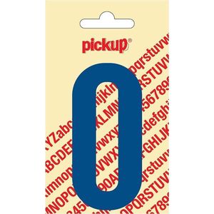 Pickup plakcijfer Nobel 90 mm blauw 0 - 310520900