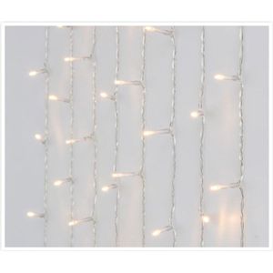 Oneiro’s luxe Gordijnverlichting - 240LED - 200x150cm - warm wit - kerst - lichtgordijn - feestdagen - winter - verlichting - binnen - buiten – sfeer