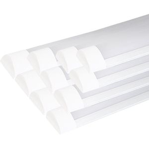 LED strip 60cm 18W (10 stuks) - Koel wit licht - Kunststof - Pack de 10 - Wit Froid 6000K - 8000K - SILUMEN