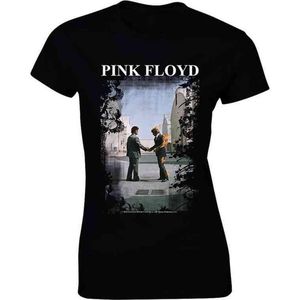 Pink Floyd Dames Tshirt -XL- Burning Man Zwart