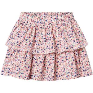 NAME IT NKFVINAYA SKIRT FFF NOOS Meisjes Rok - White AlyssumPrint:Flower - Maat 134