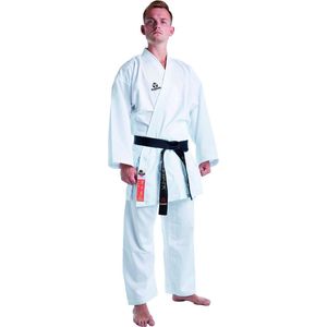 Hayashi karate pak KUMITE (WKF approved) Kleur: Wit, Maat: 140 cm, Kinderen