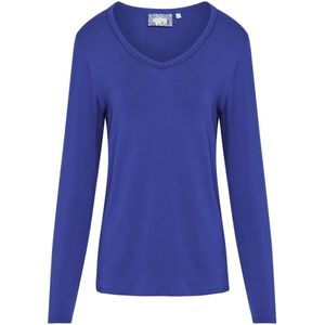 ESSENZA Eva Uni Top Lange Mouw cobalt blue - L