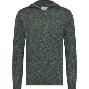 State of Art - Half Zip Melange Mosgroen - Heren - Maat 4XL - Regular-fit