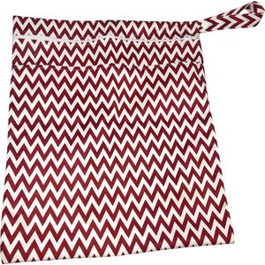 Wetbag Luiertas Zigzag Rood