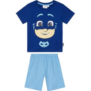 PJ-Masks Pyjama met korte mouw - blauw - Maat 98