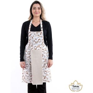 Tulipa Master Keukenschort met Handdoek Keukengerei Professioneel Verstelbaar Kookschort BBQ Schort Horecakwaliteit Schorten voor vrouwen One Size Fits All