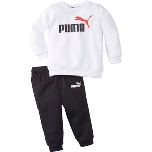 Puma Minicats Essentials Jogger 846141-52, voor een jongen, Wit, Trainingspak, maat: 68