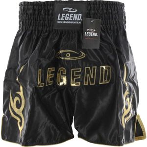 Legend Sports Logo (kick)boksshort Goud Maat M