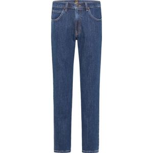 LEE BROOKLYN STRAIGHT DARK STONEWASH JEANS - Maat L34_W31