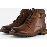 Outfielder Veterboots bruin Leer