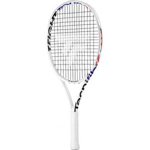 Tecnifibre T-Fight Tour 25 - 25 inch - Tennisracket Voor Jongeren - Gripmaat 0 - Wit/Rood/Blauw/Zwart