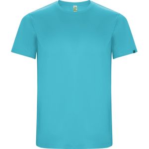 Turquoise unisex ECO sportshirt korte mouwen 'Imola' merk Roly maat XXL