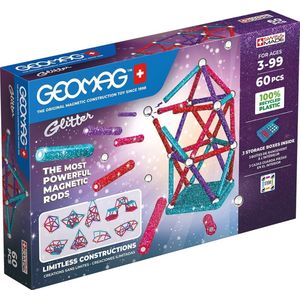 Geomag Glitter Set Recycled - 60-delig