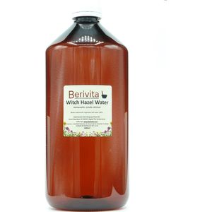 Witch Hazel Liter 100% Puur - Zonder Alcohol - 1000ml Hamameliswater, Toverhazelaar - Zuiverende Natuurlijke Toner