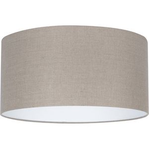 Uniqq Lampenkap stoffen Livigno taupe Ø 50 cm - 25 cm hoog